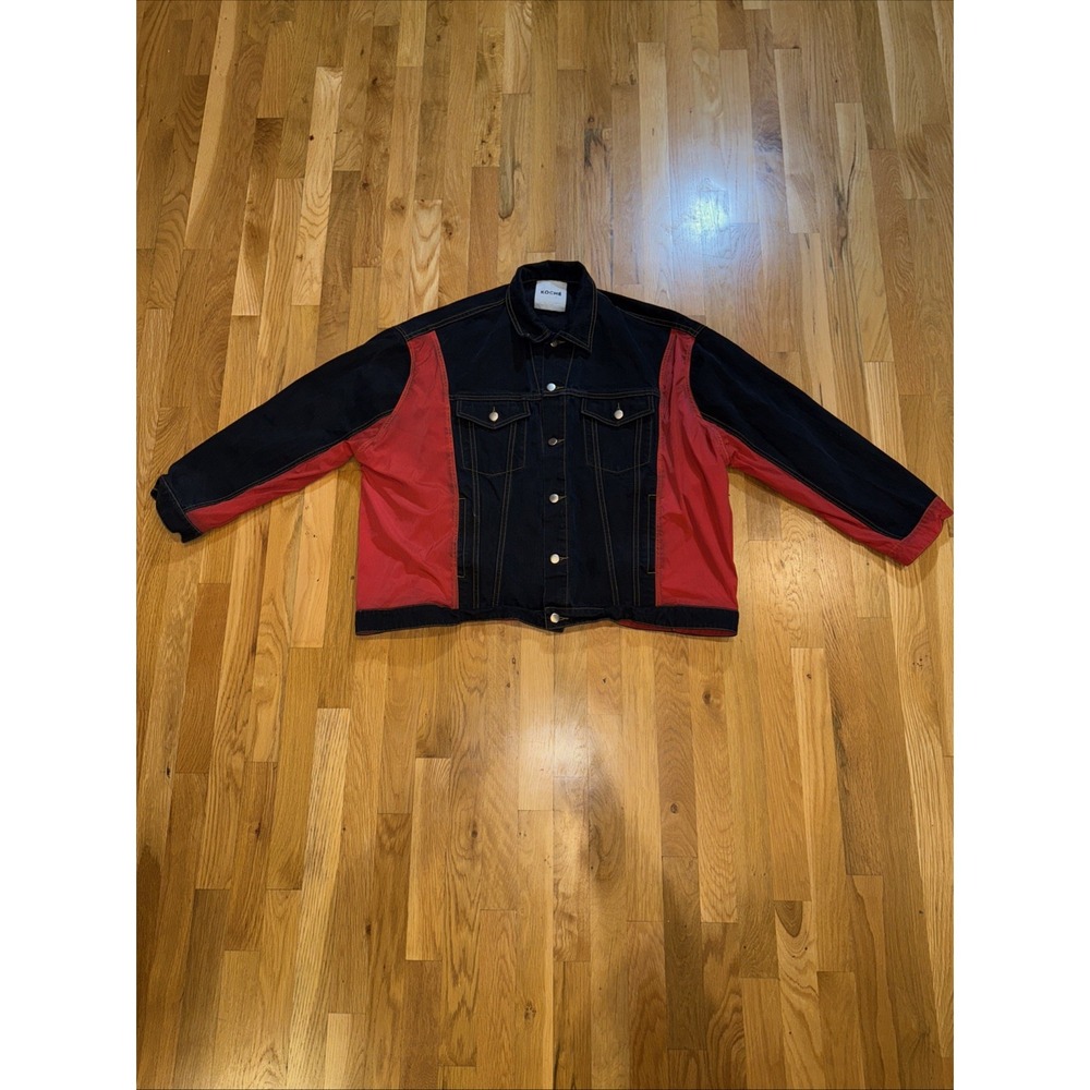 Koche Oversized Denim Jacket Sz Med